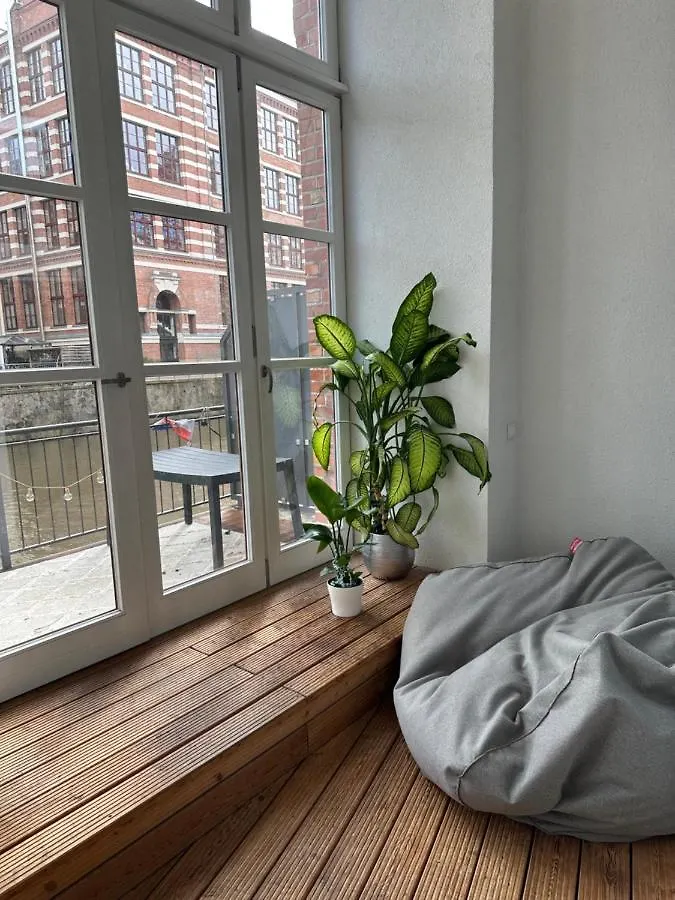 Relax-Wohnung Mit Balkon Ueber Die Weisse Elster Leipzig 0*,