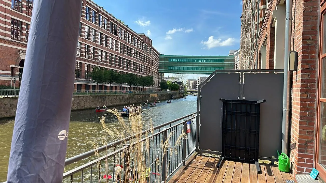 Apartment Relax-Wohnung Mit Balkon Ueber Die Weisse Elster Leipzig Deutschland